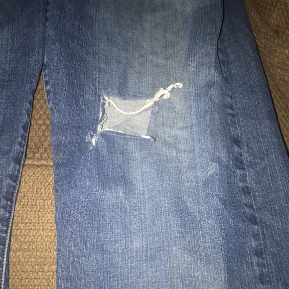 Lucky Brand distress jeans size 38 flap pocket - Picture 3 of 16